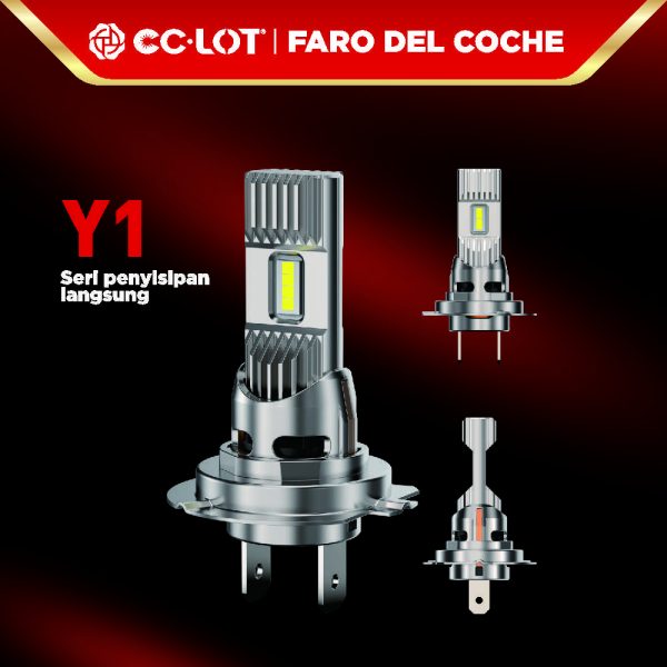 Y1 LED HEADLIGHTS FOR CAR 1:1 REPLACE HALOGEN H4/H7