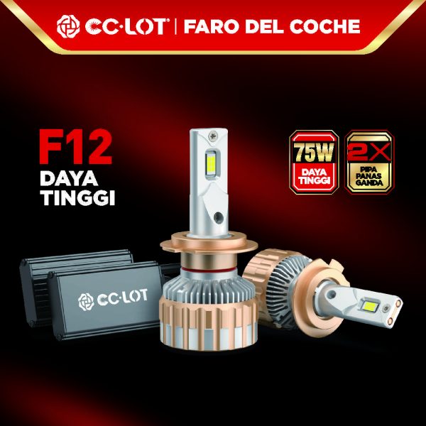 F12-DAYA TINGGI LED HEADLIGHTS FOR CAR H4